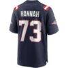 John Hannah New England Patriots Nike Game Retired Player Jersey - Navy - Detail View