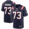 John Hannah New England Patriots Nike Game Retired Player Jersey - Navy - Front View