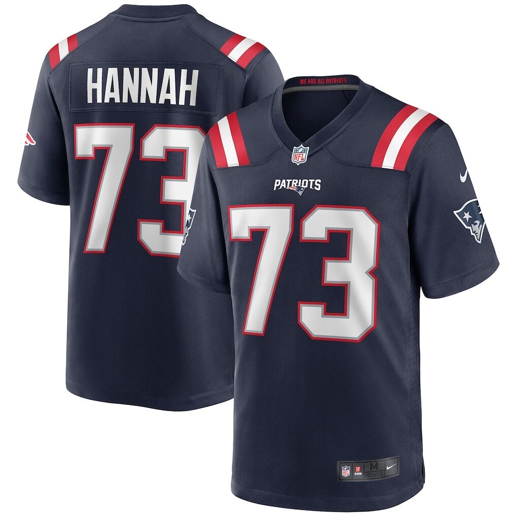 John Hannah New England Patriots Nike Game Retired Player Jersey