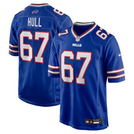 Kent Hull Buffalo Bills Nike Game Retired Player Jersey - - Front View