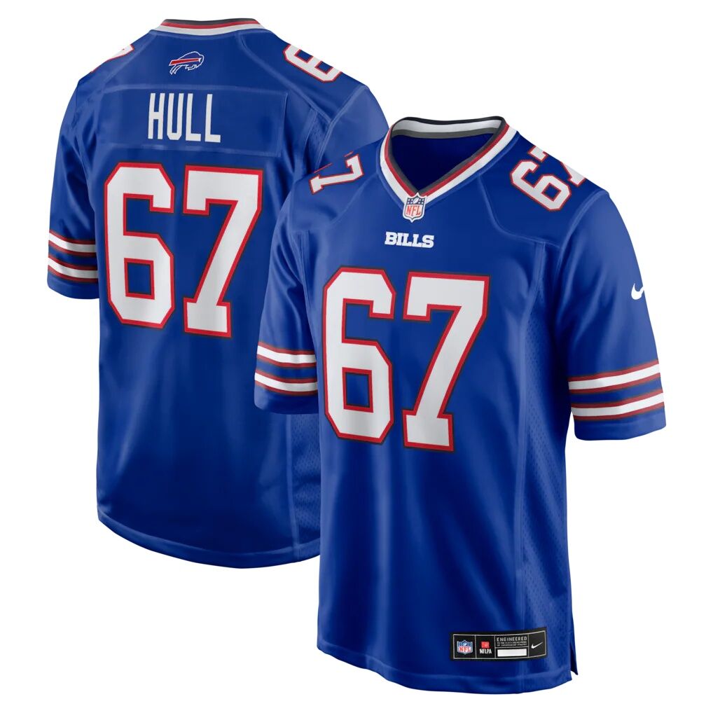 Kent Hull Buffalo Bills Nike Game Retired Player Jersey - Royal