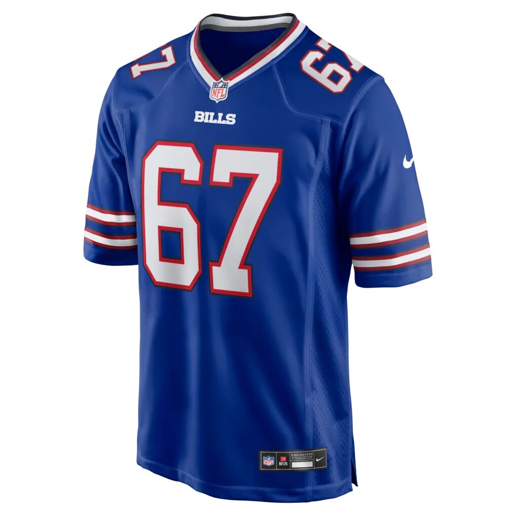 Kent Hull Buffalo Bills Nike Game Retired Player Jersey - Royal