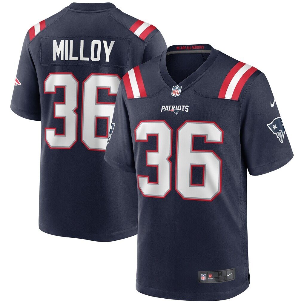 Lawyer Milloy New England Patriots Nike Game Retired Player Jersey