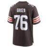 Lou Groza Cleveland Browns Nike Game Retired Player Jersey - Brown - Detail View