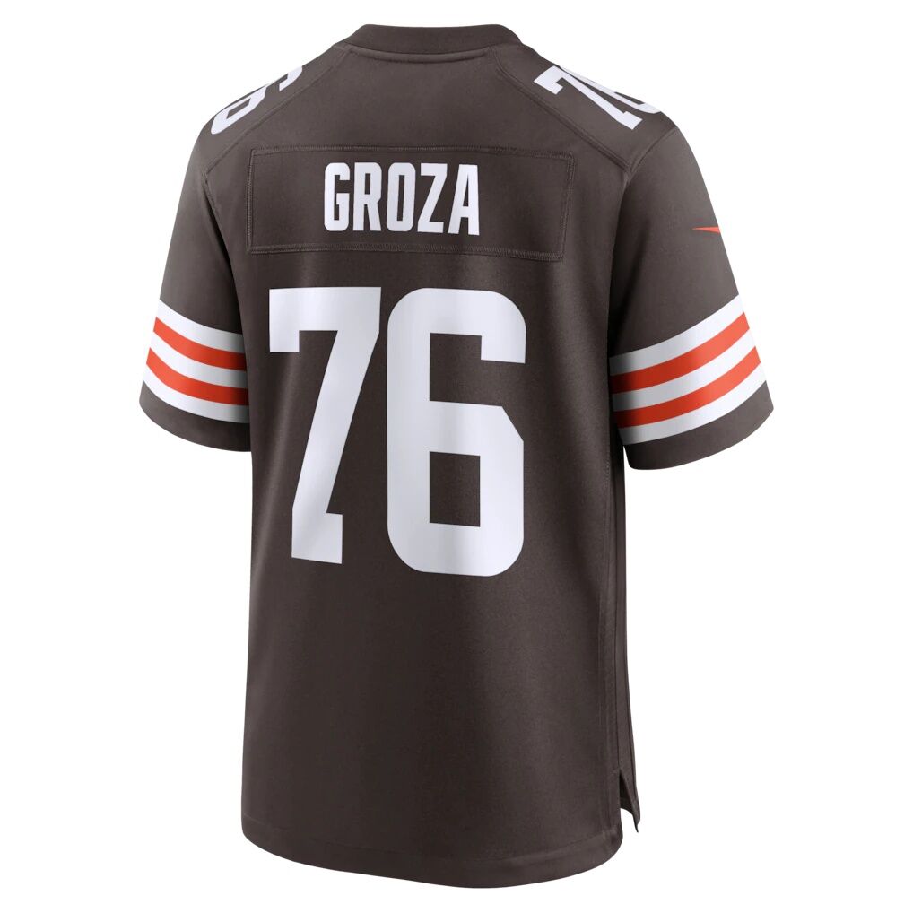 Lou Groza Cleveland Browns Nike Game Retired Player Jersey