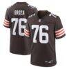 Lou Groza Cleveland Browns Nike Game Retired Player Jersey - Brown - Front View
