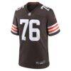 Lou Groza Cleveland Browns Nike Game Retired Player Jersey - Brown - Side View