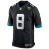 Mark Brunell Jacksonville Jaguars Nike Retired Player Alternate Game Jersey - Black - Side View