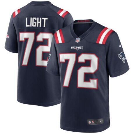 Matt Light New England Patriots Nike Game Retired Player Jersey - Navy - Front View