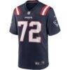 Matt Light New England Patriots Nike Game Retired Player Jersey - Navy - Side View