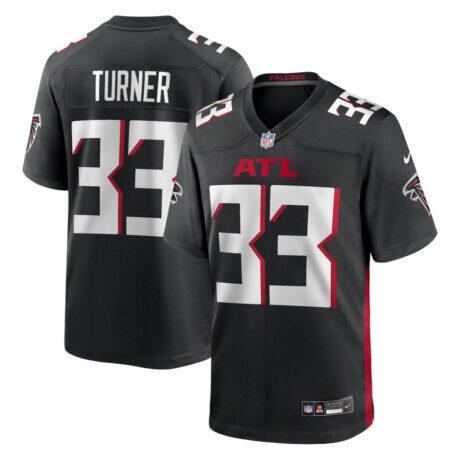 Michael Turner Atlanta Falcons Nike Game Retired Player Jersey - Black - Front View