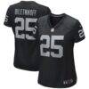Fred Biletnikoff Las Vegas Raiders Nike Women's Game Retired Player Jersey - Black - Front View