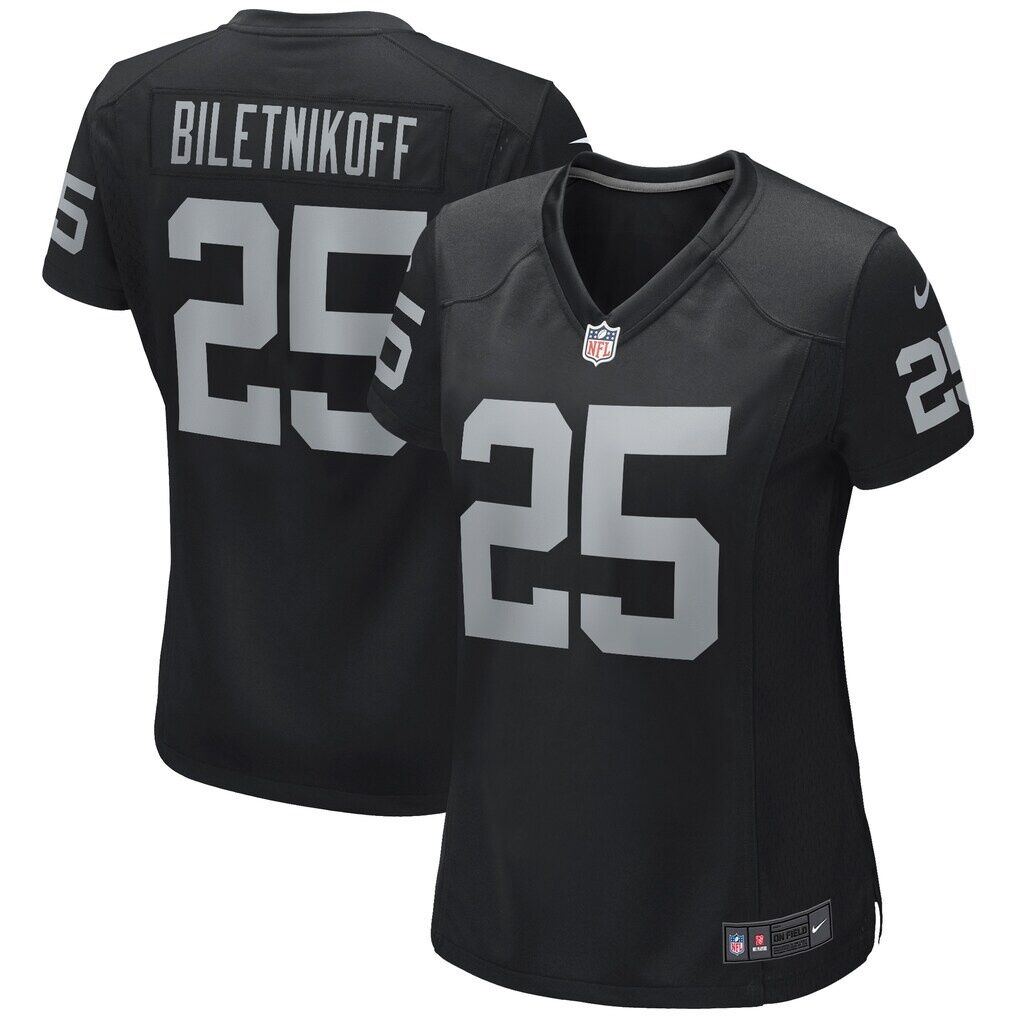 Fred Biletnikoff Las Vegas Raiders Nike Women's Game Retired Player Jersey