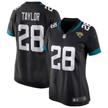Fred Taylor Jacksonville Jaguars Nike Women's Game Retired Player Jersey - Black - Front View