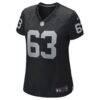 Gene Upshaw Las Vegas Raiders Nike Women's Game Retired Player Jersey - Black - Side View