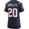 Gino Cappelletti New England Patriots Nike Women's Game Retired Player Jersey - Navy - Detail View