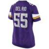 Jack Del Rio Minnesota Vikings Nike Women's Game Retired Player Jersey - Purple - Detail View