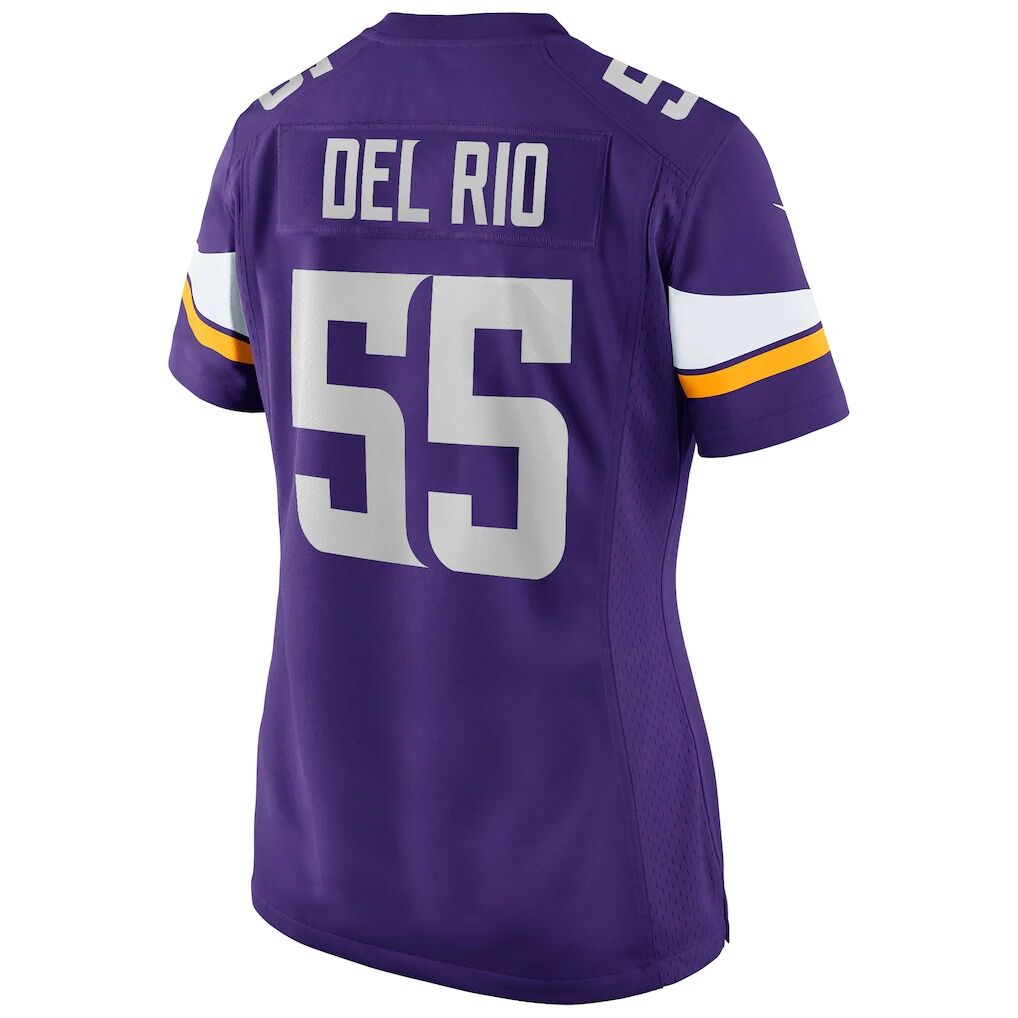 Jack Del Rio Minnesota Vikings Nike Women's Game Retired Player Jersey