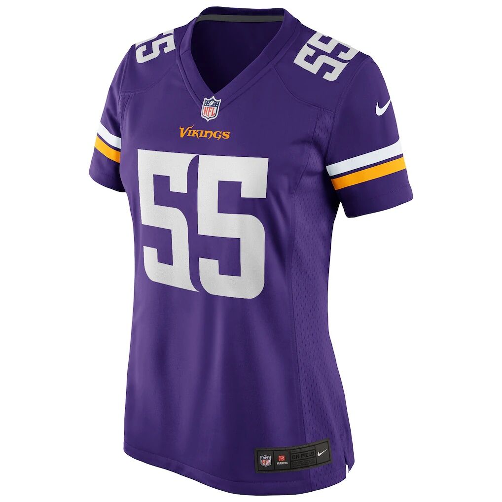 Jack Del Rio Minnesota Vikings Nike Women's Game Retired Player Jersey