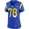 Jackie Slater Los Angeles Rams Nike Women's Game Retired Player Jersey - - Side View