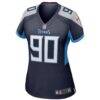Jevon Kearse Tennessee Titans Nike Women's Game Retired Player Jersey - Navy - Side View