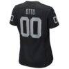 Jim Otto Las Vegas Raiders Nike Women's Game Retired Player Jersey - Black - Detail View