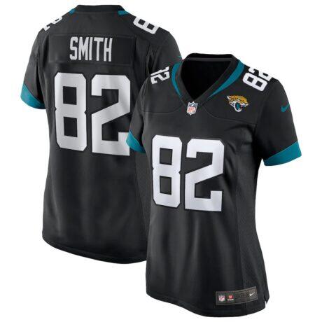 Jimmy Smith Jacksonville Jaguars Nike Women's Game Retired Player Jersey - Black - Front View