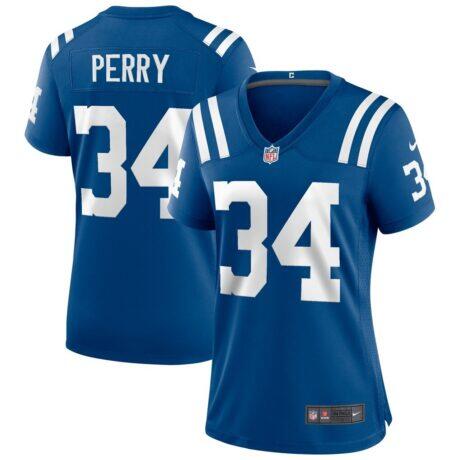 Joe Perry Indianapolis Colts Nike Women's Game Retired Player Jersey - - Front View