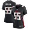 John Abraham Atlanta Falcons Nike Women's Game Retired Player Jersey - Black - Front View