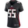 John Abraham Atlanta Falcons Nike Women's Game Retired Player Jersey - Black - Side View