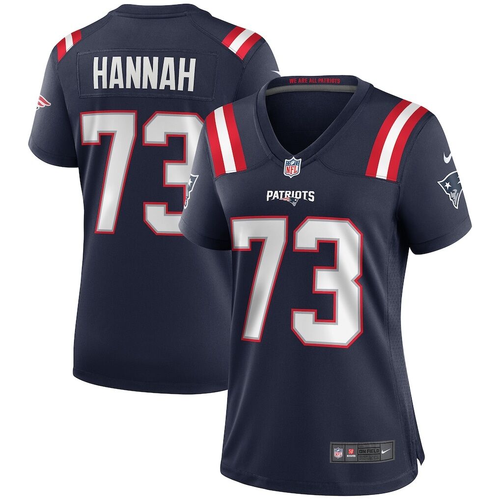 John Hannah New England Patriots Nike Women's Game Retired Player Jersey