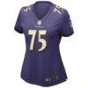 Jonathan Ogden Baltimore Ravens Nike Women's Game Retired Player Jersey - Purple - Side View
