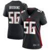 Keith Brooking Atlanta Falcons Nike Women's Game Retired Player Jersey - Black - Front View