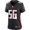 Keith Brooking Atlanta Falcons Nike Women's Game Retired Player Jersey - Black - Side View