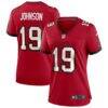 Keyshawn Johnson Tampa Bay Buccaneers Nike Women's Game Retired Player Jersey - Red - Front View