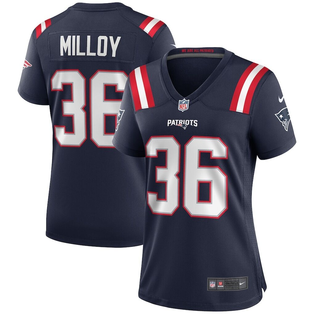 Lawyer Milloy New England Patriots Nike Women's Game Retired Player Jersey