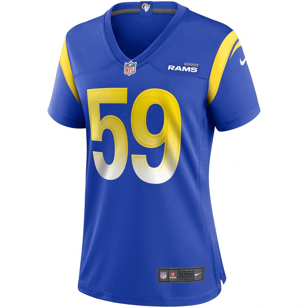 London Fletcher Los Angeles Rams Nike Women's Game Retired Player Jersey - Royal