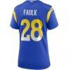 Marshall Faulk Los Angeles Rams Nike Women's Game Retired Player Jersey - - Detail View