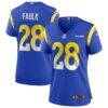Marshall Faulk Los Angeles Rams Nike Women's Game Retired Player Jersey - - Front View