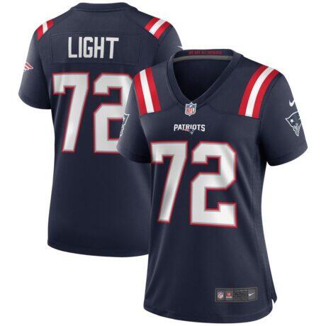 Matt Light New England Patriots Nike Women's Game Retired Player Jersey - Navy - Front View