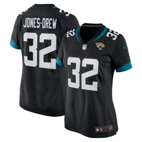 Maurice Jones-Drew Jacksonville Jaguars Nike Women's Game Retired Player Jersey - Black - Front View