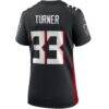 Michael Turner Atlanta Falcons Nike Women's Game Retired Player Jersey - Black - Detail View