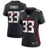 Michael Turner Atlanta Falcons Nike Women's Game Retired Player Jersey - Black - Front View