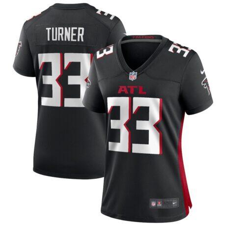 Michael Turner Atlanta Falcons Nike Women's Game Retired Player Jersey - Black - Front View