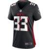 Michael Turner Atlanta Falcons Nike Women's Game Retired Player Jersey - Black - Side View