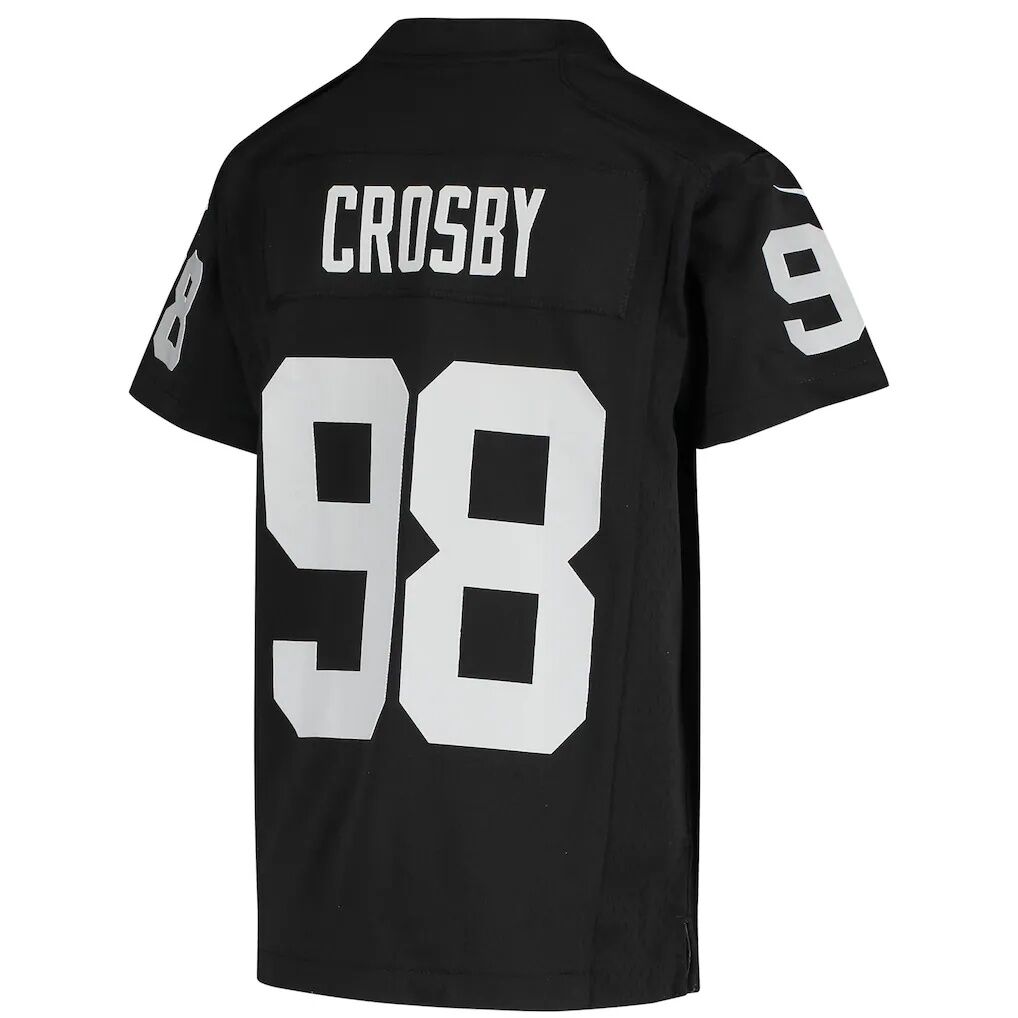 Maxx Crosby Las Vegas Raiders Nike Youth Game Jersey