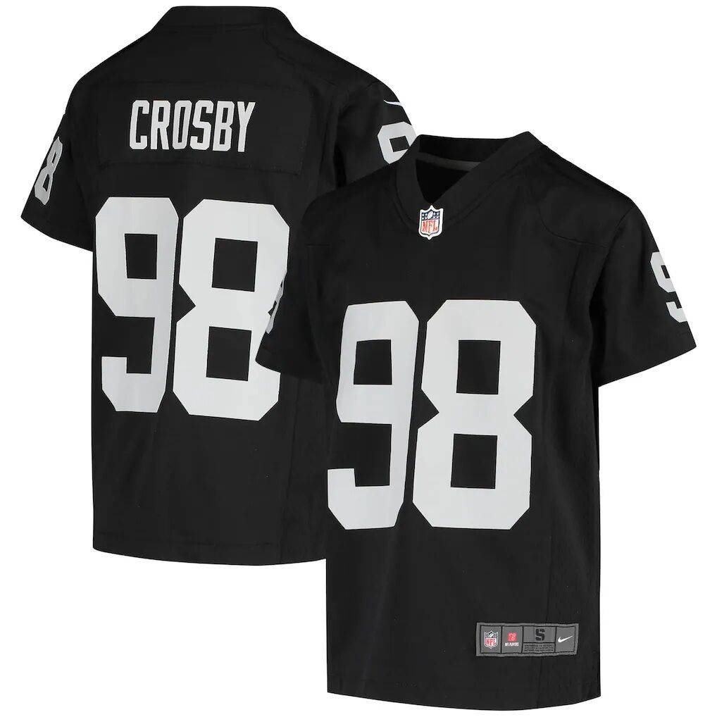 Maxx Crosby Las Vegas Raiders Nike Youth Game Jersey