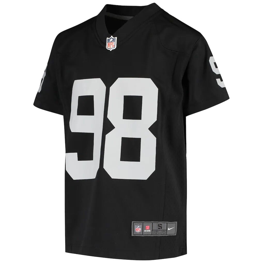 Maxx Crosby Las Vegas Raiders Nike Youth Game Jersey