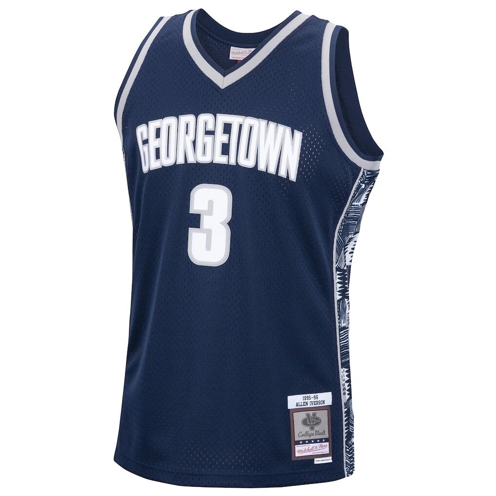 Allen Iverson Georgetown Hoyas Mitchell & Ness 1995/96 Swingman Replica Jersey