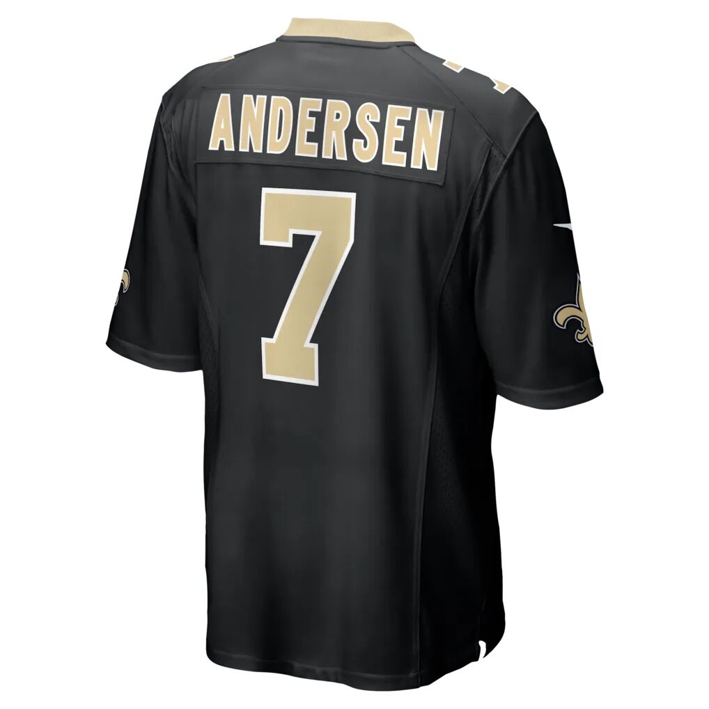 Morten Andersen New Orleans Saints Nike Game Retired Player Jersey